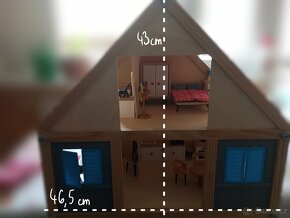 Dřevěný domeček pro panenky - 3