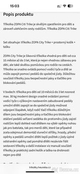 Tříkolka ZOPA City Trike - 3