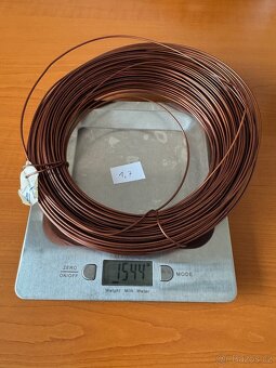 Měděný drát - různé průměry (1,00 až 1,8 mm) - 3