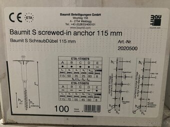 Hmoždinky Baumit S - 3