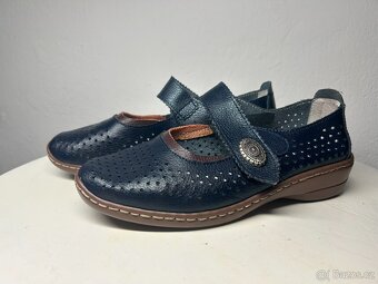 dámské kožené boty John Garfield vel. 37 - 3