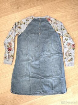 Dívčí bavlněné šaty NEXT vel.164 TOP - 3