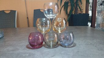 Retro kulovité sklenky na whisky 200ml - 3