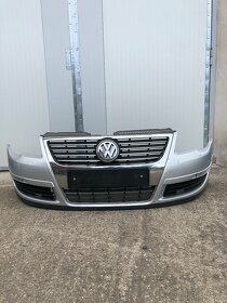 predni naraznik vw passat b6 3c 05- stribrny maska - 3