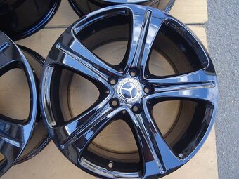 Alu disky černé Mercedes 18", 5x112, ET 43, šíře 8J - 3