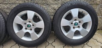 Originál alu ŠKODA O2 5x112 195/65 R15 letní - 7mm - 3