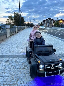 Dětské autíčko Mercedes Benz AMG G63 6x6 - vhodné pro 2 děti - 3
