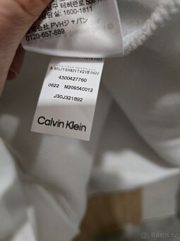 Originální mikina Calvin Klein bílo-černá, velikost XL - 3