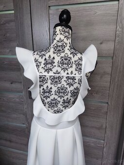 Společenské bílé šaty ASOS vel. 44 - 3