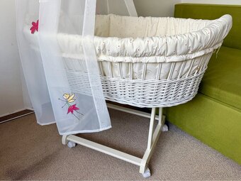 Proutěný košík na miminko - 3