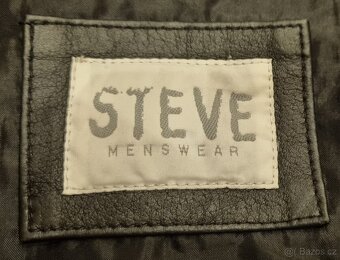 Stylové kožené sako zn. STEVE vel. 48 - 3