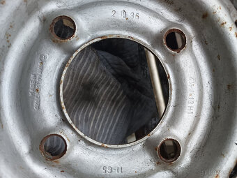 Staré historické barum radial 165/80x13 + ráfky - 3