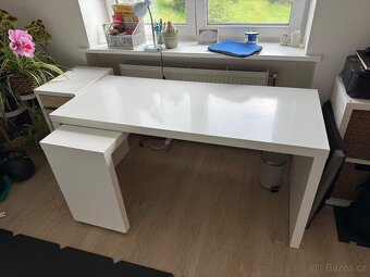 psací stůl IKEA MALM bílý - 3