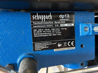 Stojanová vrtačka Scheppach DP13 - 3