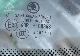 Čelní sklo originál 5E0845011DE Škoda Octavia III 5E - 3