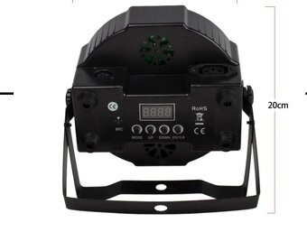 Nové SHEHDS Par světlo LED 7x18W RGBWA - 3