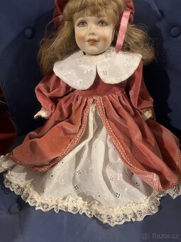 Vzácná celoporcelánová panenka Made in Italy - 3