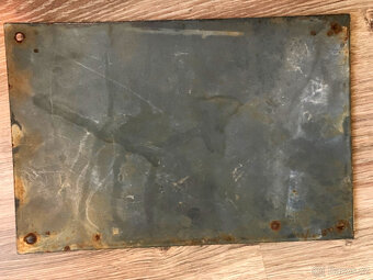 Stara plechova cedule nemecka armada Die Wehrmacht 20x30cm - 3