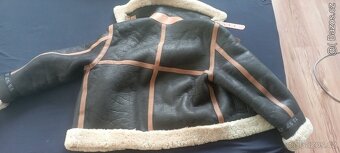 Kožená pánská bunda pilotka Diesel - 3