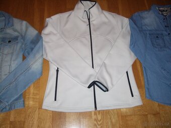 Dámská/dívčí džínová/softshellová bunda + košile S - 3