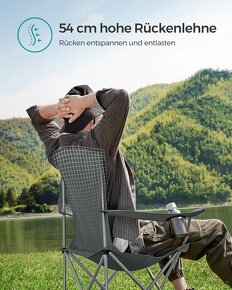 Nová kempovací - rybářská křesla 2ks v balení - 3