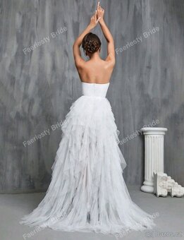 Svatební šaty vel S 36 - 3