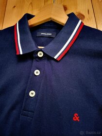 Jack & Jones Dark Blue EXTRA LARGE Short-Sleeve Polo Shirt - 3