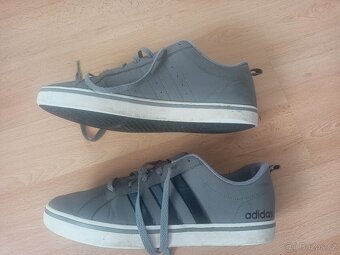 Pánské tenisky (kecky) zn. Adidas, vel. 42 (8) šedé, šňůrky - 3