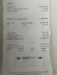 Wifi router Tp-Link Archer c50 - 3