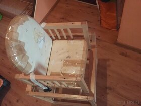 Dětská sedačka rozkládací na stoleček a židličku - 3