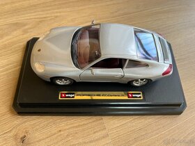 Bburago PORSCHE 911 Carrera 1997 stříbrný 1/24 - 3