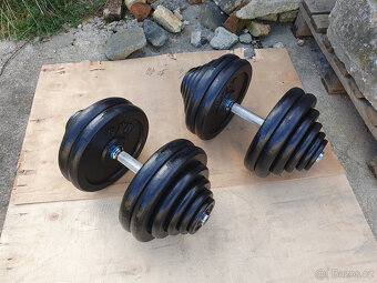 FIXní činky 2x60kg za 7490,- - 3