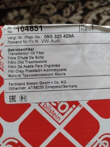 Filtr automatické převodovky VW, Audi, Seat, Škoda - 3