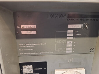 Obráběcí centrum DMC 104 V Linear, Deckel Maho, r.v. 2003 - 3