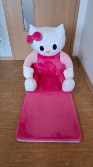Plyšové rozkládací křesílko Hello Kitty - 3