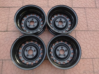 Plechové disky orig Kia Hyundai 5x114,3 6Jx15 ET46 - poklice - 3