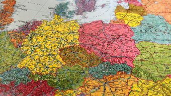 Politická nástěnná mapa OBŘÍ EVROPA 170 x 124 cm - 3