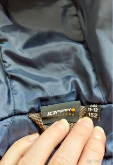 Zimní vyteplená bunda Icepeak, 152, zelenkavá, jako nová - 3