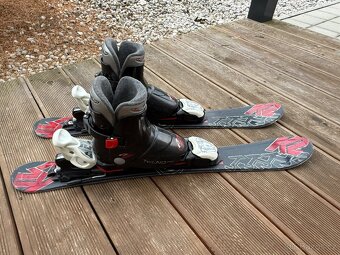 Dětský set lyže + lyžáky - 3