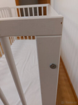 postýlka Klupś + matrace + chránič - 3