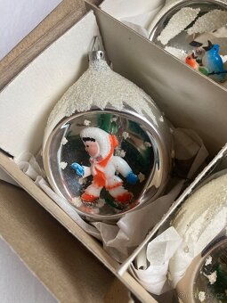 Staré vánoční ozdoby s vlepem - 3