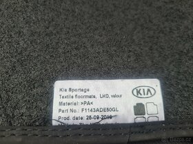 nové textilní koberce KIA Sportage - 3