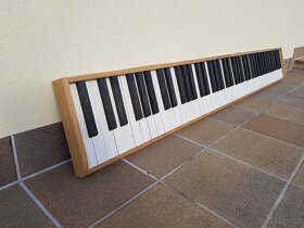Dřevěný obraz - klaviatura - 3