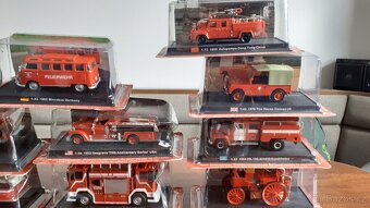 Hasičské modely AMERCOM 60 kusů Hasiči - 3