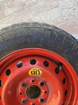 Rezervní kolo FIAT, Pneu : PIRELLI 135/80 R13 78P - 3