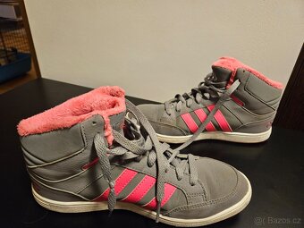 adidas - dětské dívčí kotníkové boty, velikost 37 - 3