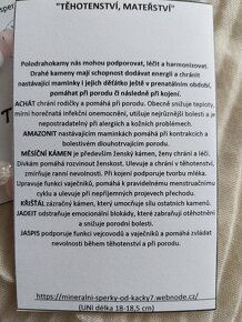 Minerální náramek "Těhotenství/Mateřství" - 3