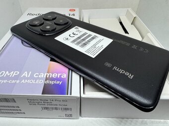 Xiaomi Redmi Note 14 PRO 5G 8/256GB Black, faktura, záruka - 3