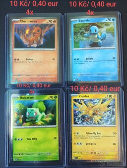 Pokémon karty 1 - 3