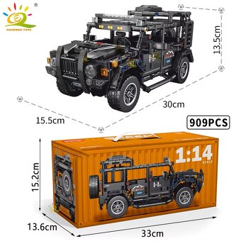 Stavebnice Jeep Hummer kompatibilní s LEGO - 3